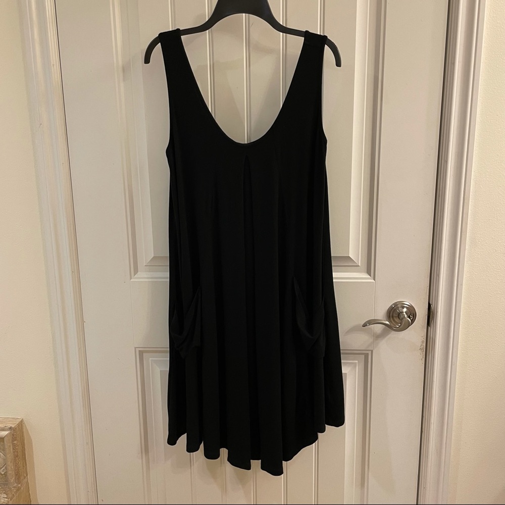 ASOS Black Midi Maternity Dress with Pockets Size 6